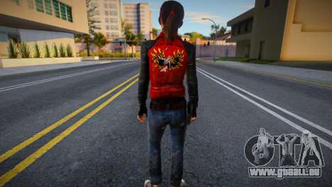 Zoé en vêtements rouges de Left 4 Dead pour GTA San Andreas