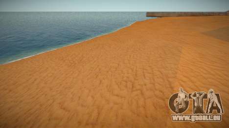 Textures de sable sur la plage de San Fierro pour GTA San Andreas