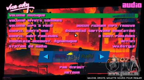 Retrowave Menu v1 pour GTA Vice City