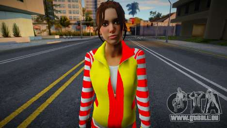 Zoe (McDonalds) von Left 4 Dead für GTA San Andreas