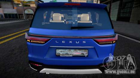 Lexus LX600 2022 CCD (Diamond) für GTA San Andreas