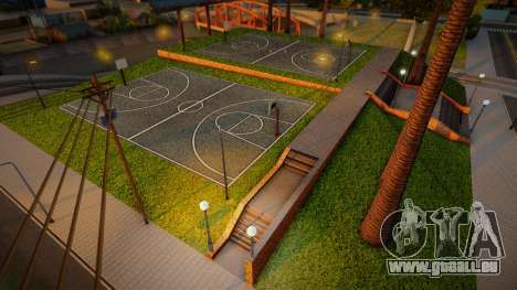 Nouvelles textures pour le terrain de basket pour GTA San Andreas