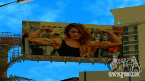 Fitness Girls On Billboard pour GTA Vice City