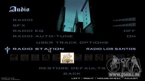 Icônes de nouvelles stations de radio 1 pour GTA San Andreas