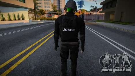 Joker en uniforme des forces spéciales v1 pour GTA San Andreas