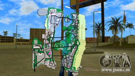 Carte en jeu pour GTA Vice City