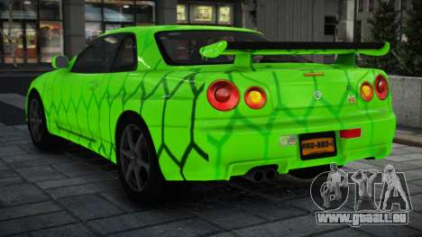 Nissan Skyline R34 GT-R V-Spec II Nur S7 pour GTA 4