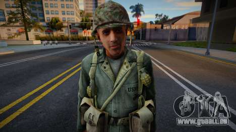 Soldat américain de CoD WaW v6 pour GTA San Andreas