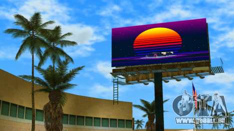 Retrowave billboard für GTA Vice City