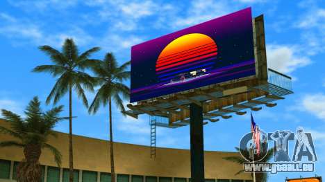 Retrowave billboard für GTA Vice City