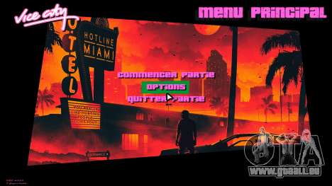 Retrowave Menu v1 pour GTA Vice City