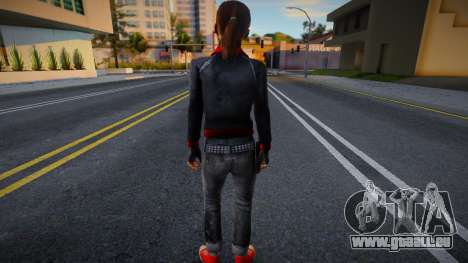 Zoe in Schwarz und Rot aus Left 4 Dead für GTA San Andreas