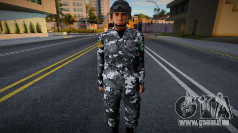 Soldat aus Fuerza Única Jalisco v3 für GTA San Andreas