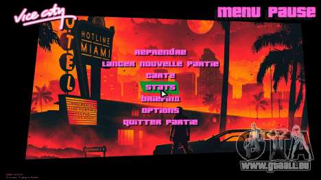 Retrowave Menu v1 pour GTA Vice City