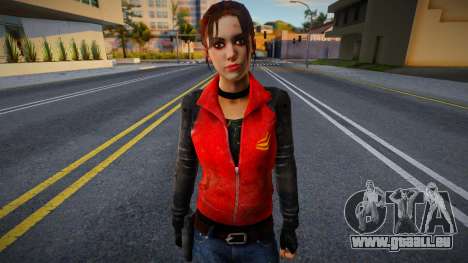 Zoe in roten Kleidern aus Left 4 Dead für GTA San Andreas