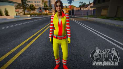 Zoe (McDonalds) von Left 4 Dead für GTA San Andreas