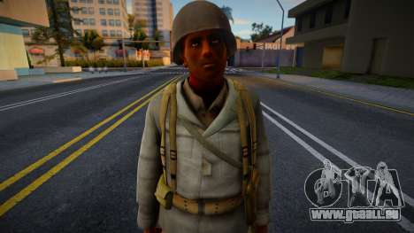 Schwarzer Soldat des Zweiten Weltkriegs für GTA San Andreas
