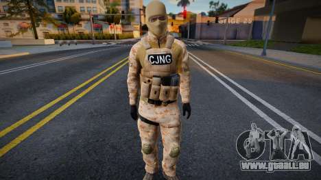 Soldat (désert) du cartel Khali New Generation pour GTA San Andreas