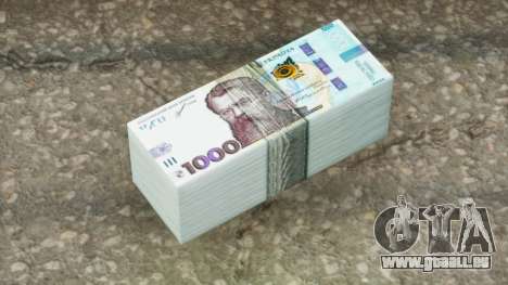 Realistic Banknote UAH 1000