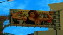 Fitness Girls On Billboard pour GTA Vice City