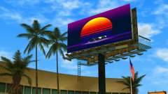 Retrowave billboard pour GTA Vice City