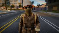 Deutscher Soldat (Afrika) V2 aus Call of Duty 2 für GTA San Andreas