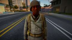 Soldat noir de la Seconde Guerre mondiale pour GTA San Andreas