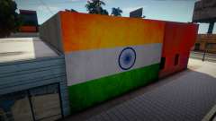 Indian Flag Wallgraffiti für GTA San Andreas