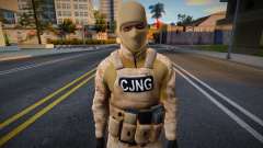 Soldat (désert) du cartel Khali New Generation pour GTA San Andreas