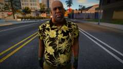 Entraîneur de Left 4 Dead en chemise hawaïenne (Noir pour GTA San Andreas