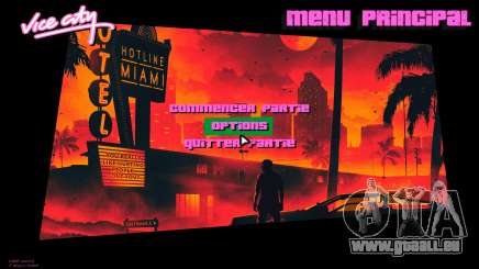Retrowave Menu v1 für GTA Vice City