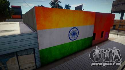 Indian Flag Wallgraffiti pour GTA San Andreas