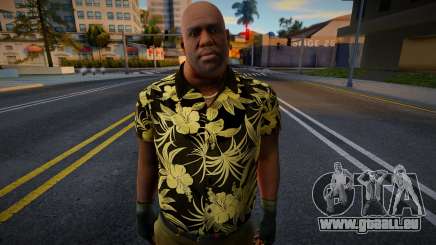 Entraîneur de Left 4 Dead en chemise hawaïenne (Noir pour GTA San Andreas