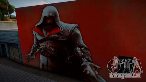 Ezio Auditore Mural v2 für GTA San Andreas