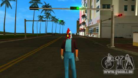 Tommy dans un masque de coq de la chasse à l’hom pour GTA Vice City