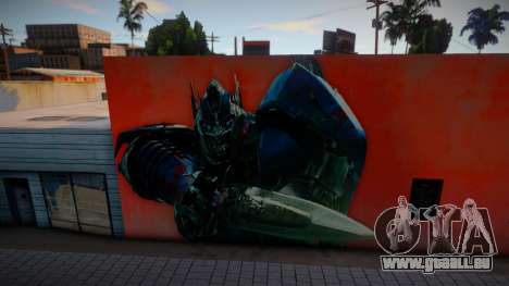 Optimus Prime TF5 Murals v1 für GTA San Andreas