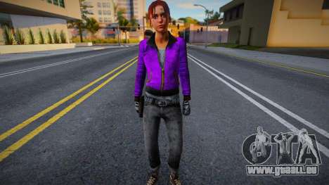 Zoe (Purple Leather) de Left 4 Dead pour GTA San Andreas