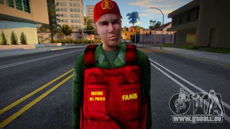 Brasilianischer Soldat aus Guardia del Pueblo V1 für GTA San Andreas