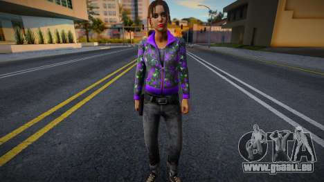 Zoe (Purple Rose Coat) de Left 4 Dead pour GTA San Andreas