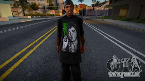 Gangster en T-shirt pour GTA San Andreas