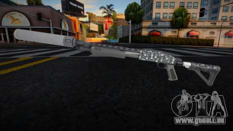 Pump Shotgun (Bones Finish) v4 pour GTA San Andreas