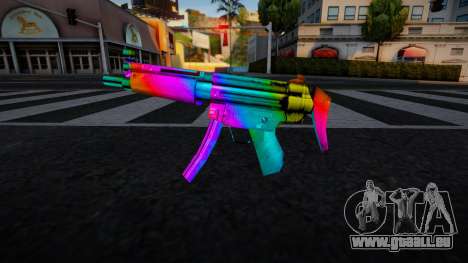 MP5 Lng Multicolor für GTA San Andreas