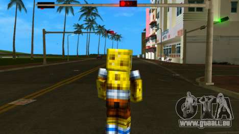 Steve Body Sponge Bob für GTA Vice City