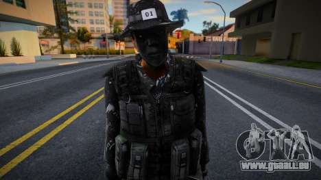 Kolumbianische Soldatin Recruta für GTA San Andreas