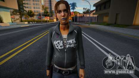 Zoe (Emo) aus Left 4 Dead für GTA San Andreas