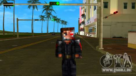 Steve Body Terminator Damage pour GTA Vice City