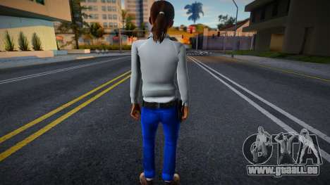 Zoe (veste blanche et jeans) de Left 4 Dead pour GTA San Andreas
