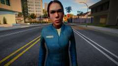 FeMale Citizen from Half-Life 2 v5 für GTA San Andreas