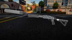 Pump Shotgun (Bones Finish) v4 für GTA San Andreas