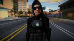 Swat Girl v1 pour GTA San Andreas